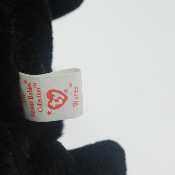 TY Vintage Whale "Waves" Beanie Baby - Picture 8 of 10